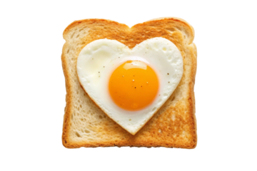 fried egg with toast