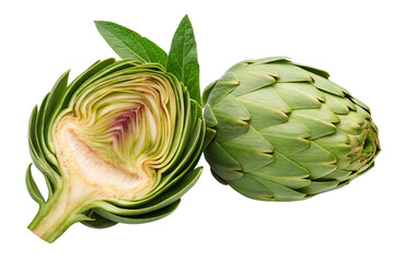 Fototapeta premium artichoke on white background
