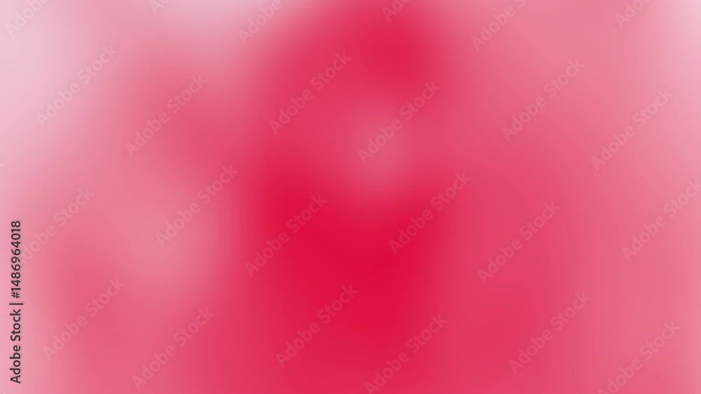 Poster A soft red and pink gradient abstract background with a blurred effect, creating a gentle and soothing atmosphere, Abstract texture Gradient motion Background animation.