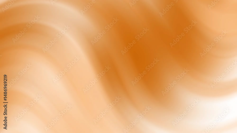 Aufkleber a smooth, abstract orange and beige background featuring gentle, flowing gradient waves and a soft, 