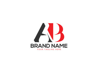 AB Letter Logo design Vector Art, Icons, and Graphics	