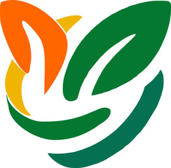 Green leaf ecology nature element vector icon, Leaf Icon, green leaf ecology nature element vector