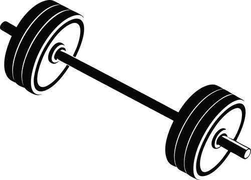 dumbbells isolated on white background