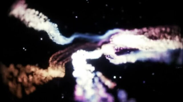Exploring the vibrant colors and patterns of cosmic phenomena in deep space