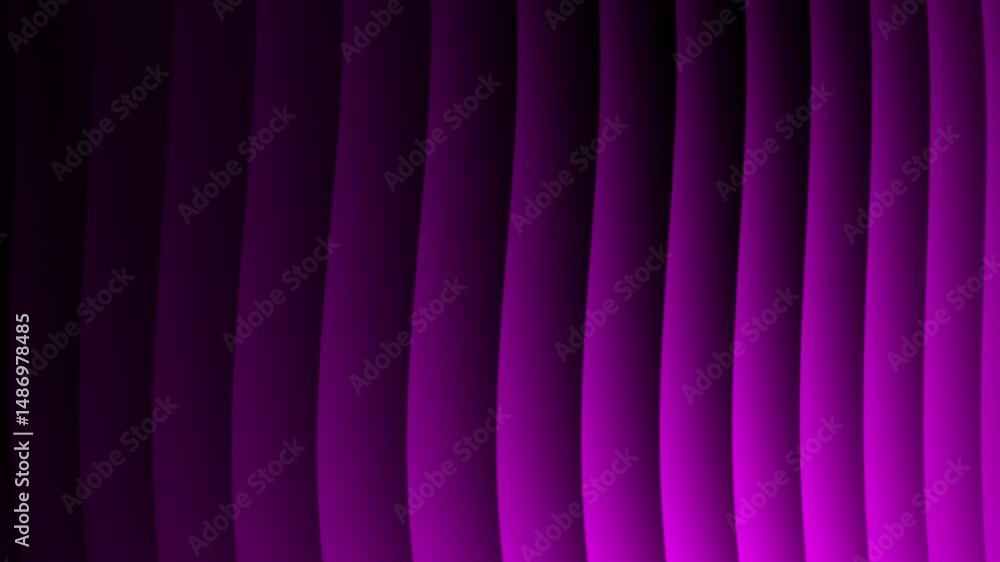 Aufkleber curved vertical stripes in shades of purple and magenta form an abstract gradient background, abstra