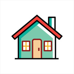 home color vector icon