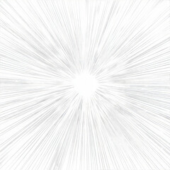 Obraz premium Abstract Transparent Background With A Radial Burst Of Thin Gray Lines Converging At A Central Point Creating A Sense Of Speed Movement And Energy
