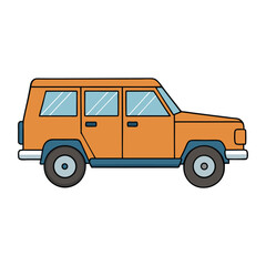 Sleek side view of a modern SUV showcasing its aerodynamic design, bold lines, tinted windows, and stylish alloy wheels under a clear sky.
