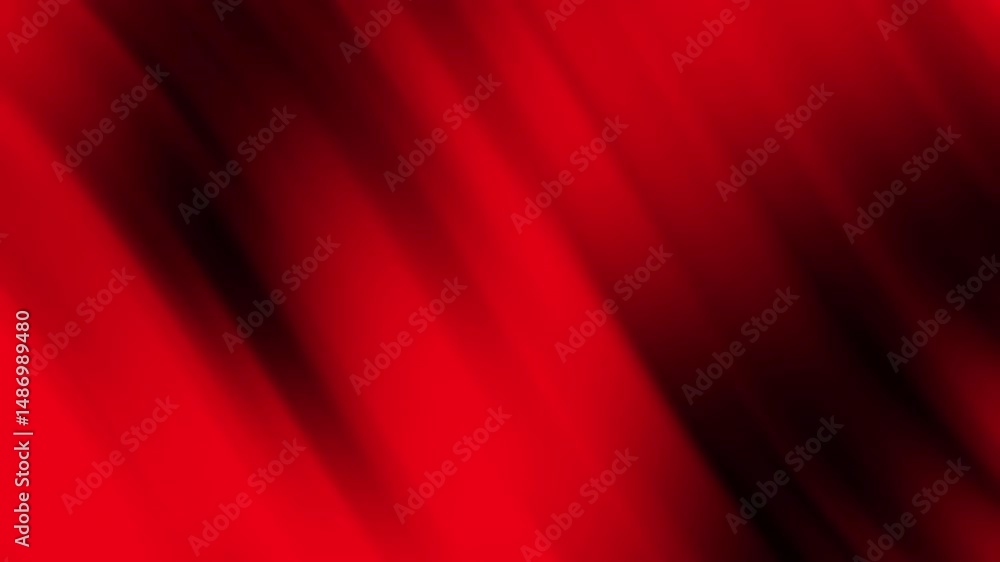Poster red and black abstract gradient background with diagonal smooth flowing lines and a silky appearance