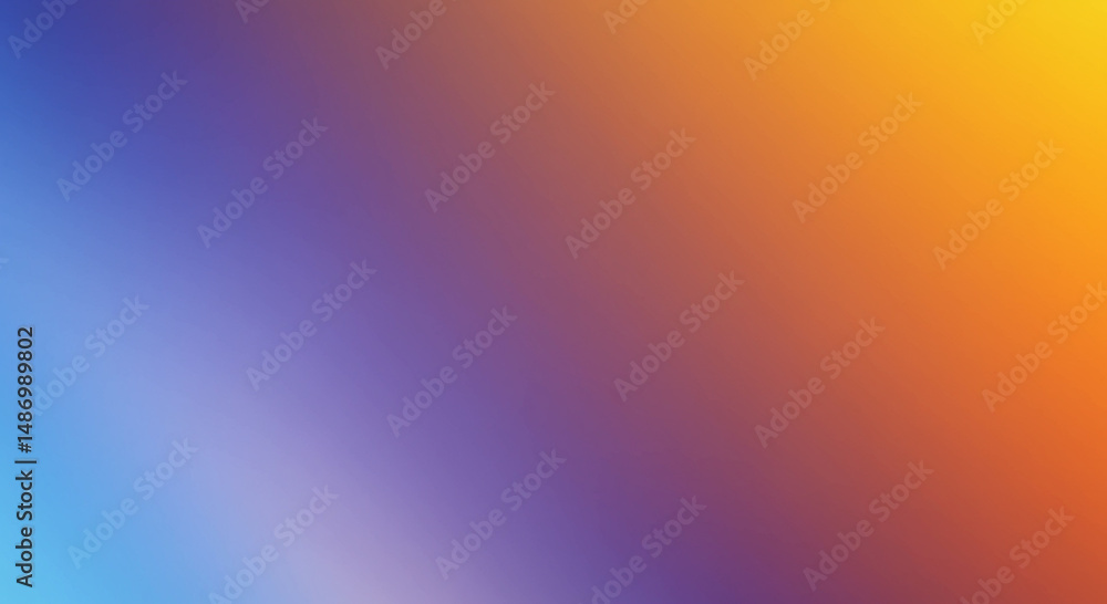 Poster chromatic gradient backdrop for digital design projects