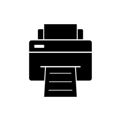 printer icon, modern vector isolated on white background.