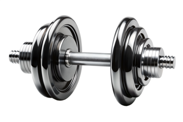 Chrome Dumbbell Weights, Fitness Equipment, Gym Exercise