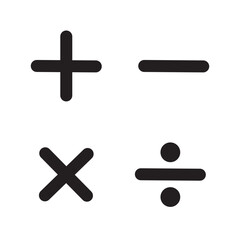 Obraz premium plus minus icon