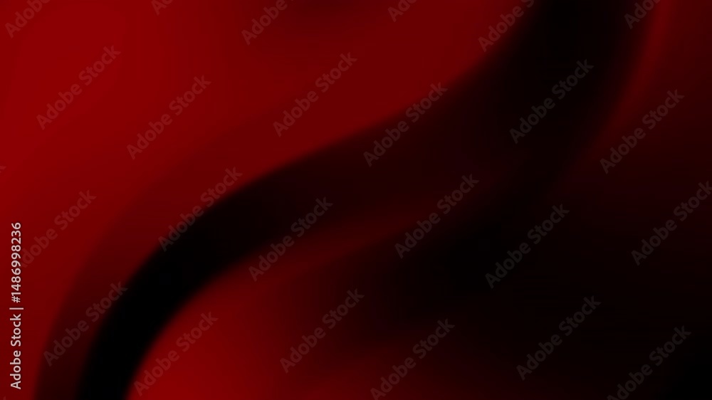 Poster a smooth, flowing abstract background with deep red and black gradient curves, abstract texture grad