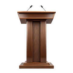 Elegant Wooden Lectern