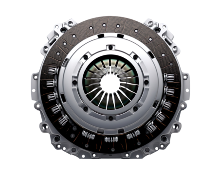 clutch cover on a transparent background