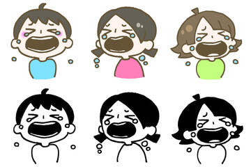 大泣きする子ども