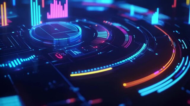 Analyze business data dashboards with ingenious computer software. marketing planning business
