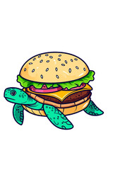 Cartoon turtle