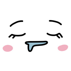 Comic Kawaii Eyes Illustration