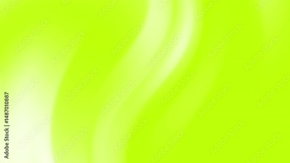 Aufkleber a vibrant abstract background with smooth lime green, yellow, and white gradient waves blending toge