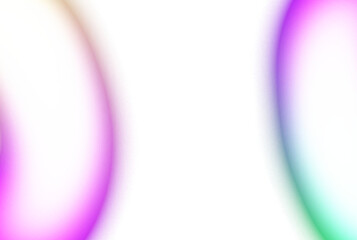 Abstract neon glowing sparkling waves gradient shape cutout on transparent background, neon glowing lines beams futuristic, color glow effect, blurred color gradients overlay effect background, glow