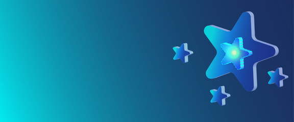 abstract blue background with butterflies