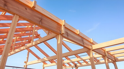 Naklejka premium floor trusses