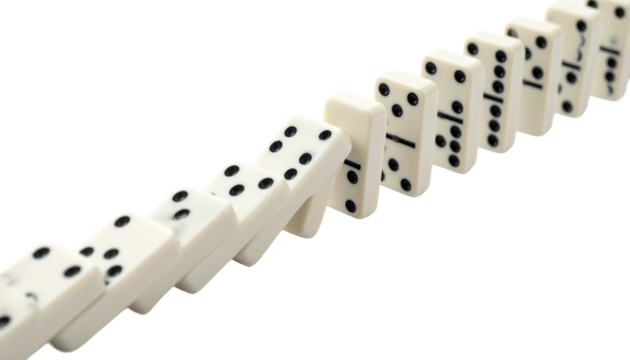 Dominoes Falling