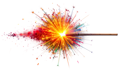 Sparkler Burst of Light