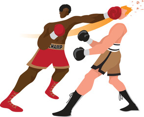 Boxing Vector Illustrations