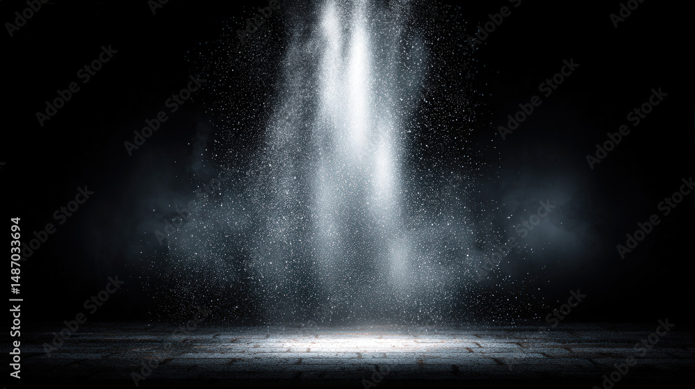 Aufkleber dark charcoal background with light falloff and vignette for dramatic atmospheric effects in photogr