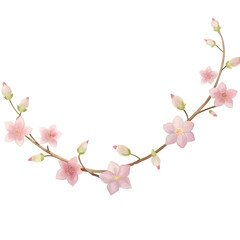  Cherry Blossom Garland for Spring and Seasonal Decor