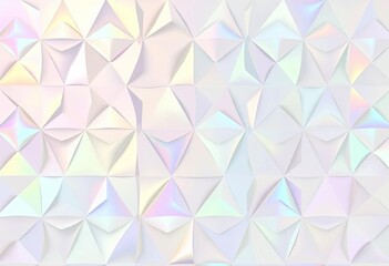 Seamless iridescent pastel vector tessellation pattern , modern, stylish