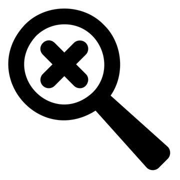 search error Solid icon