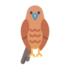 Graphic illustration of a cute owl on black background