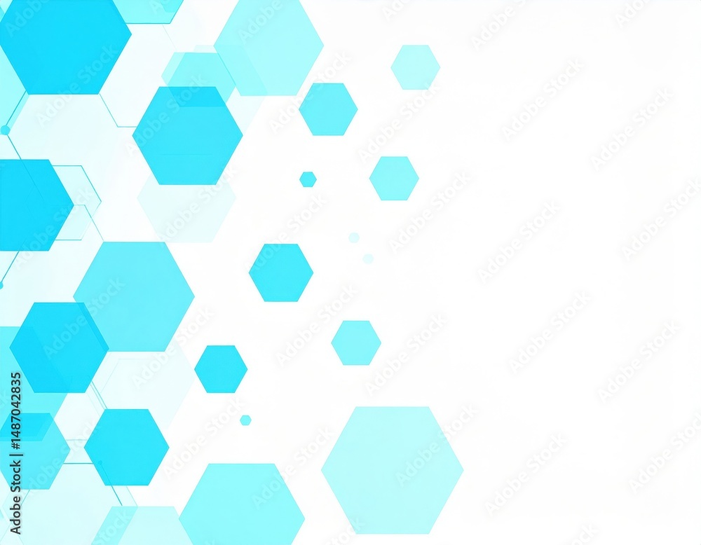 Poster abstract geometric hexagon pattern background design