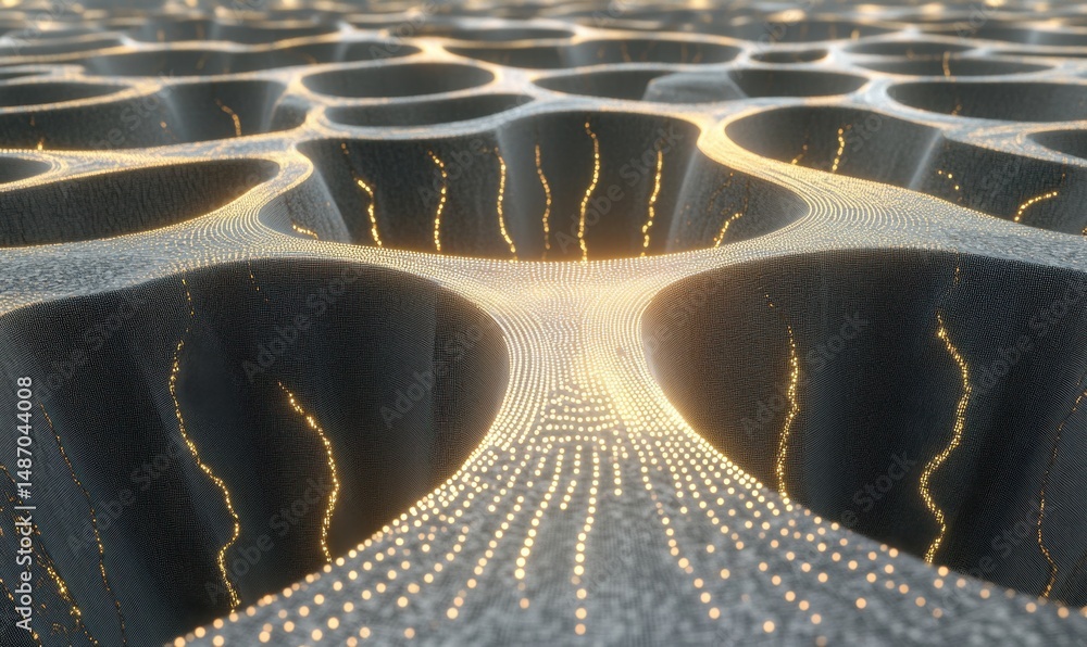 Poster abstract network golden paths, interconnected nodes