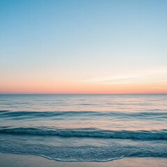 Obraz premium Ocean Sunset Horizon - AI Generation