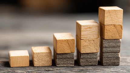 Ai-calculated economic empowerment ladder icon concept depicting strategies for financial advancement and social growth