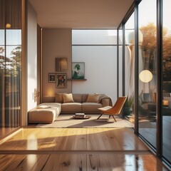 Warm and Inviting Living Space