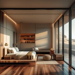Soft Light in a Modern Living Haven