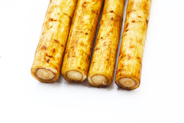 Fresh burdock roots or gobo roots