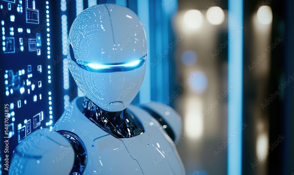 Poster robot server room data center monitoring