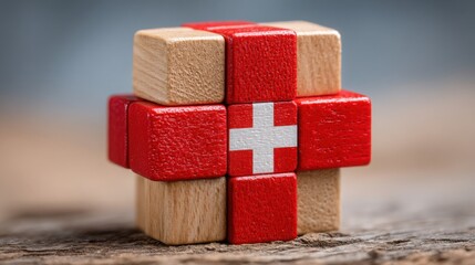 Conceptual illustration of blockchain-backed cross-border aid flow icon representing global humanitarian efforts