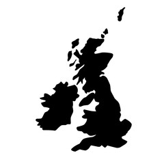 United Kingdom map vector 