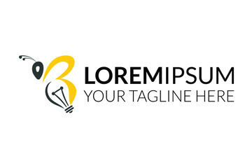 Electric buzz minimal modern logo
