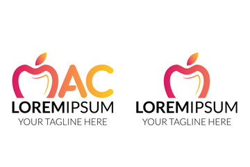 Mac minimal modern logo
