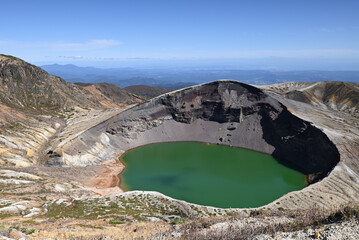 Zao mountain ridge, Miyagi, Tochigi, Japan