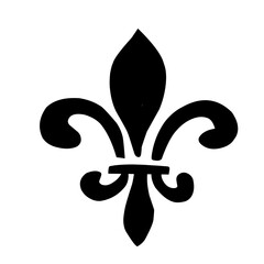 fleur de lis icon vector